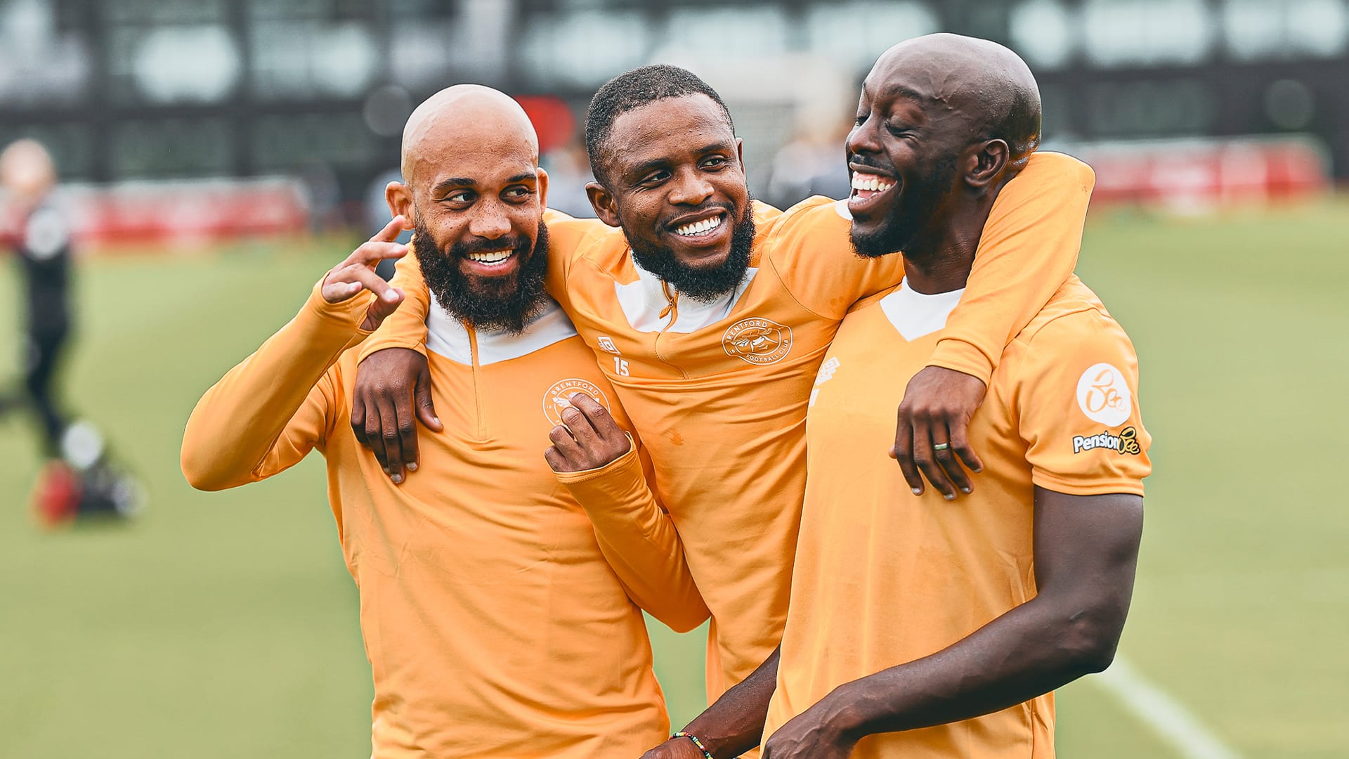 Bryan Mbeumo, Frank Onyeka and Yoane Wissa